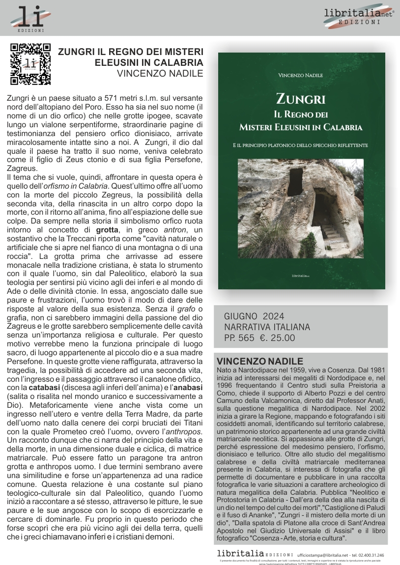 scheda zungri il regno dei misteri eleusini in calabria